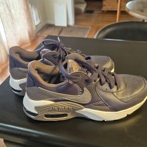 Nike Air Max Purple and White Sneakers